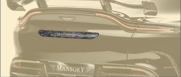 Rear hatch panel Mansory Carbon for Aston Martin DBX