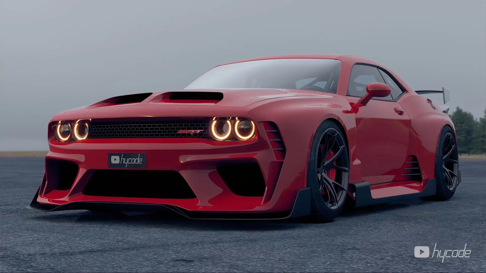 Dodge Challenger Demon Custom Wide Body Kit by Hycade