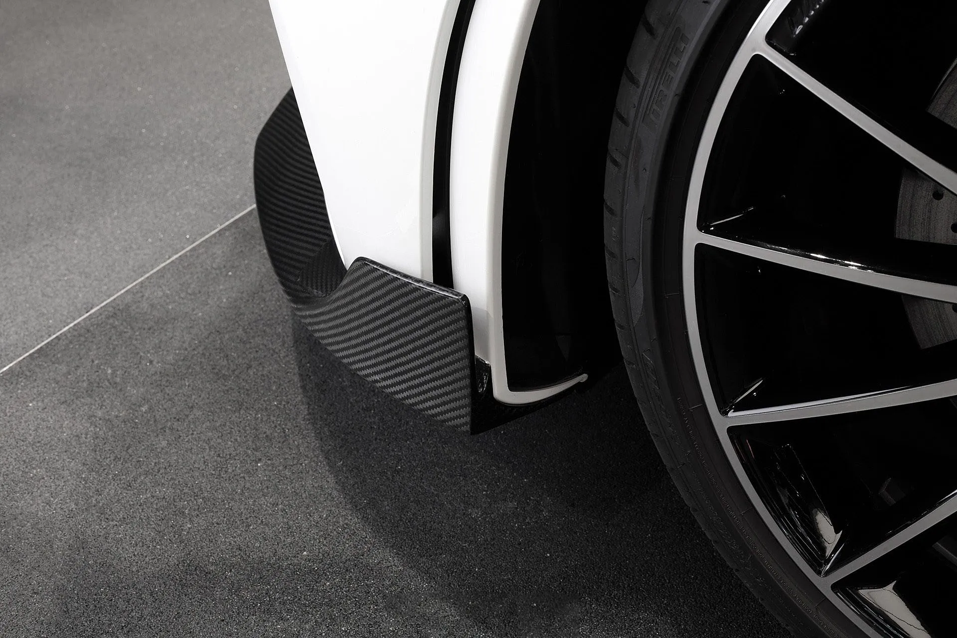 Front bumper spoiler ver. 2.0 carbon for Mercedes CLS C 257 AMG CLS 53