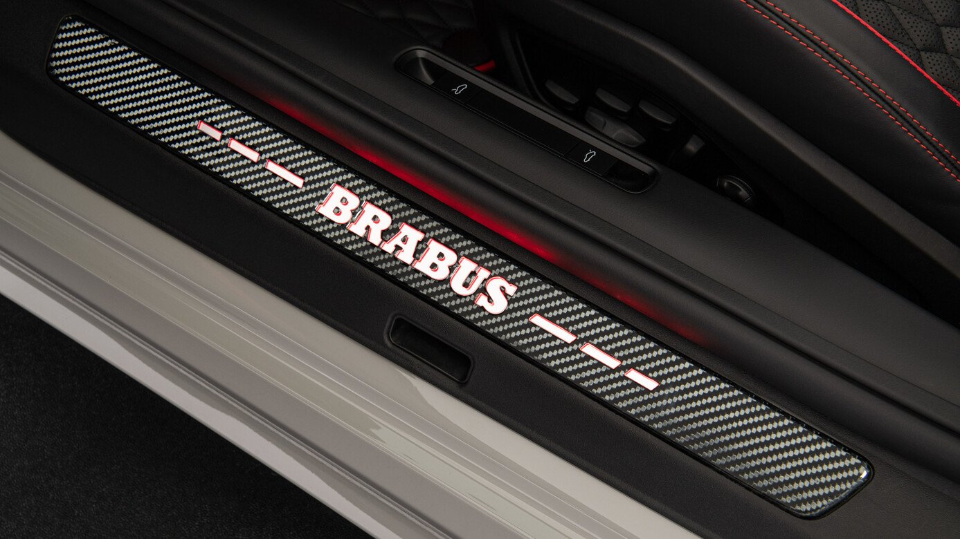 Scuff plates Brabus Carbon for Porsche 911 Turbo
