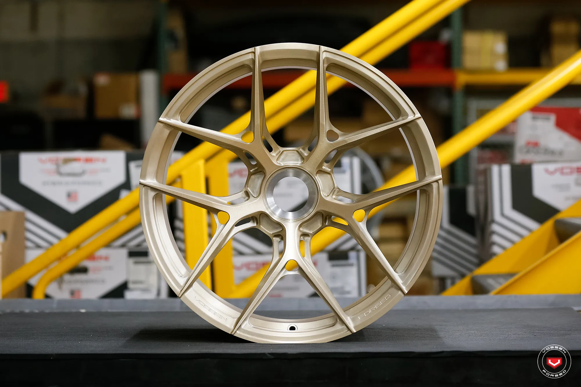 Vossen S21 01 forged wheel — rear angle