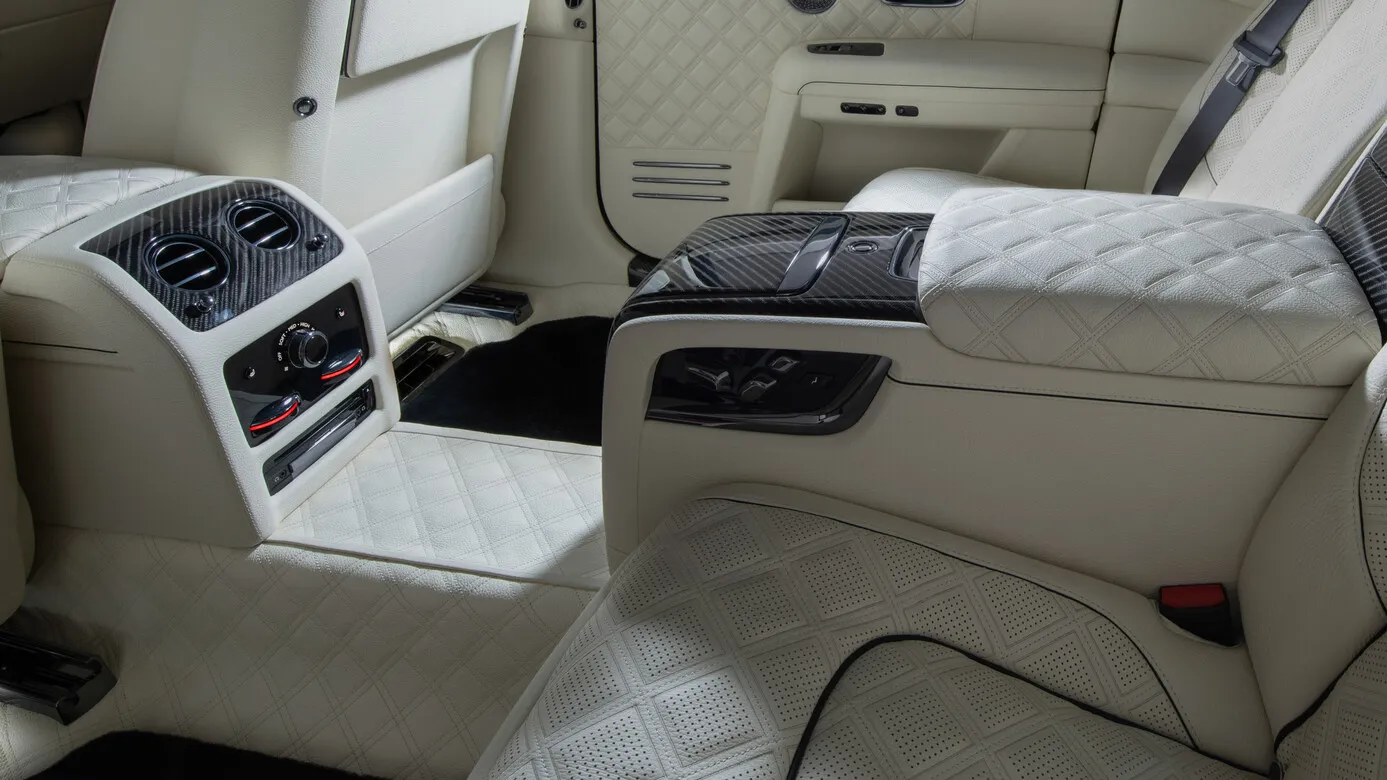 Leather business console including armrest Brabus Carbon for Rolls-Royce Ghost