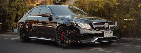 Black Mercedes-Benz E63 AMG on ADV.1 ADV5.2 M.V2 Advanced Series Forged Wheels