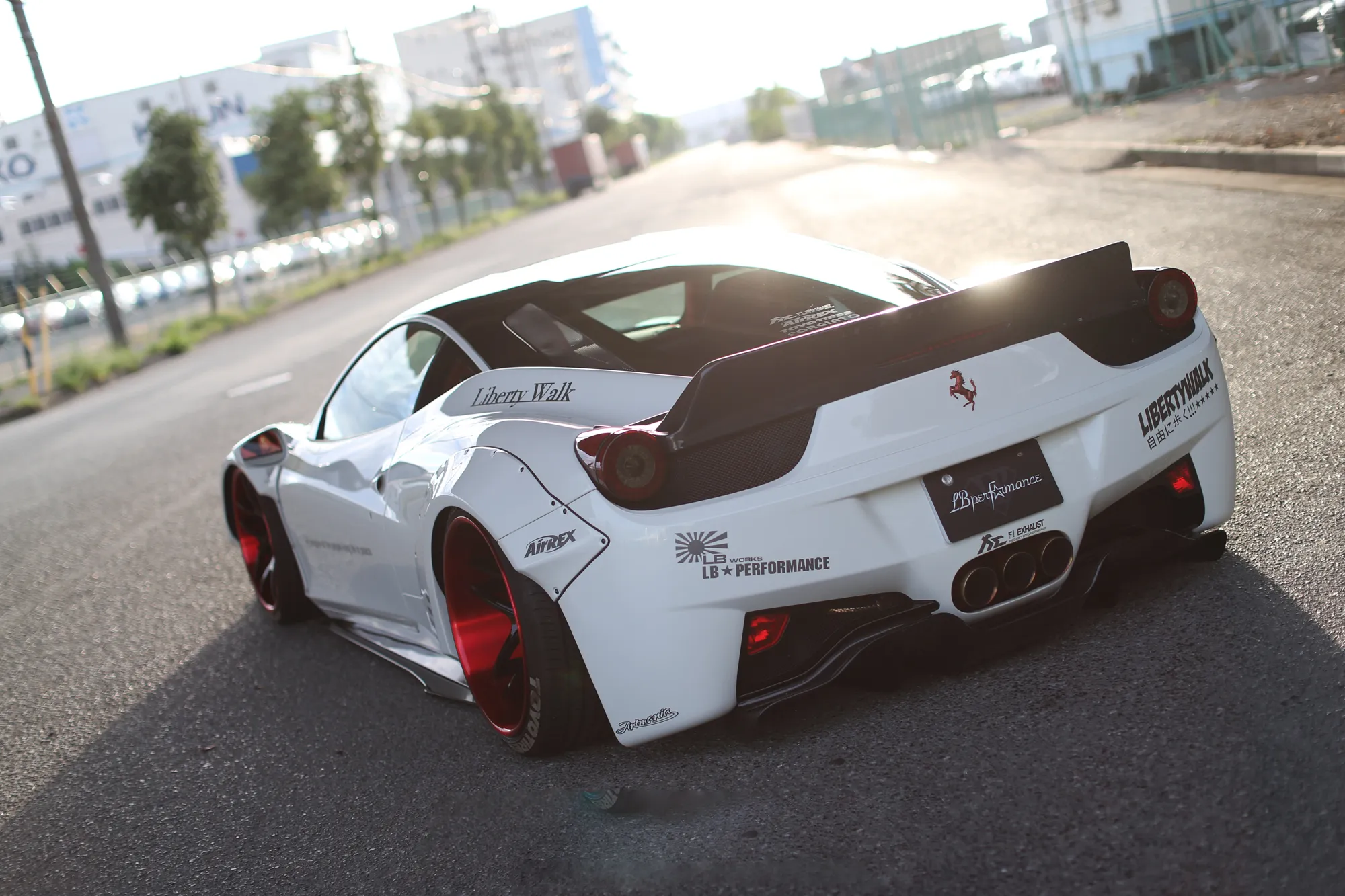 Check our price and buy Liberty Walk body kit for Ferrari 458!