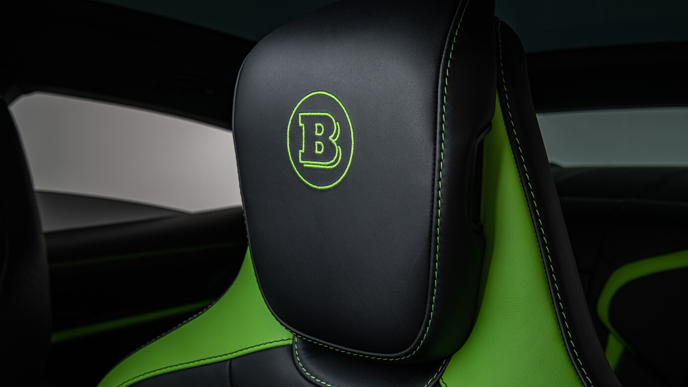 Front seat trim Brabus Carbon for Porsche Taycan