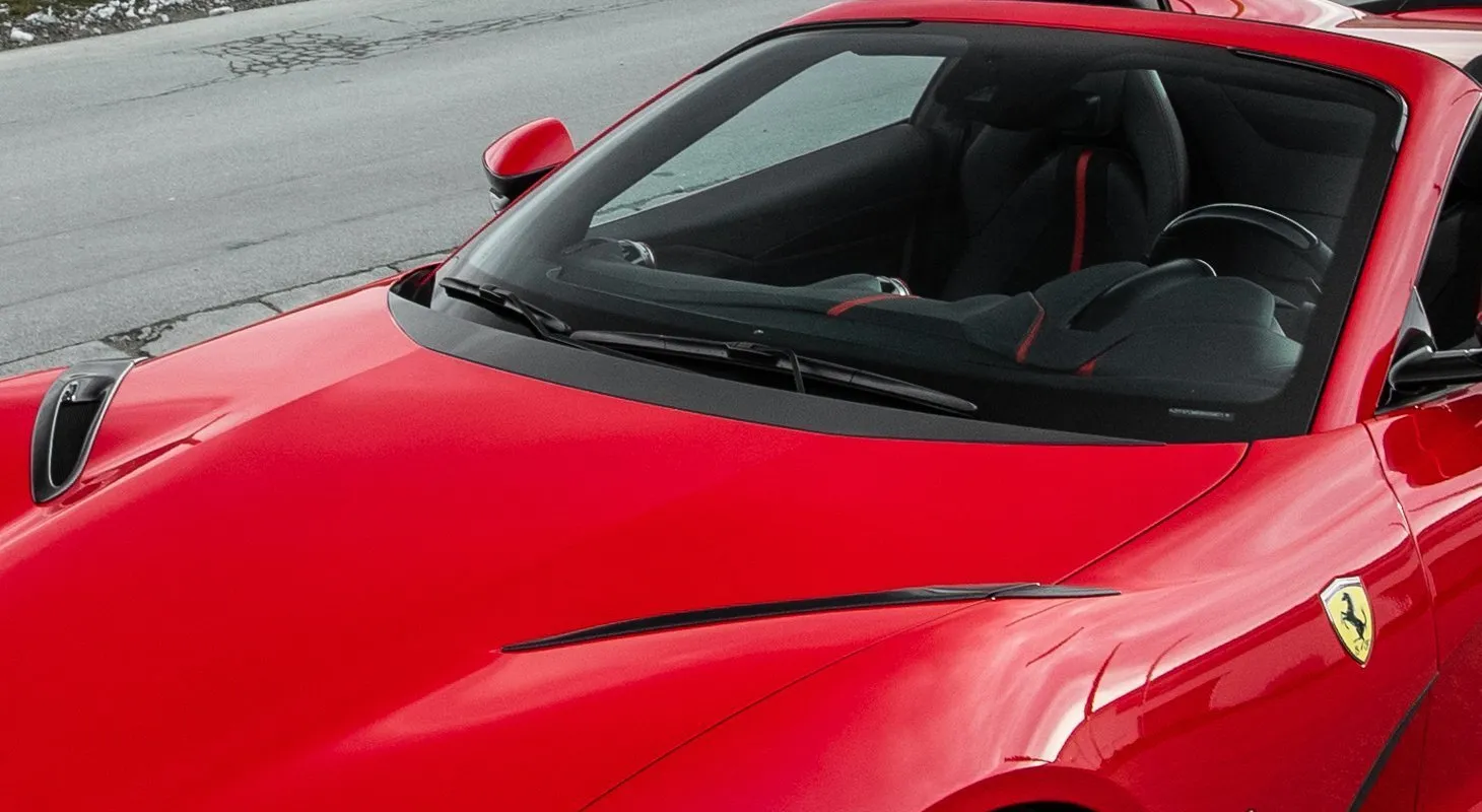 Insert for engine bonnet Carbon Novitec for Ferrari 812 GTS