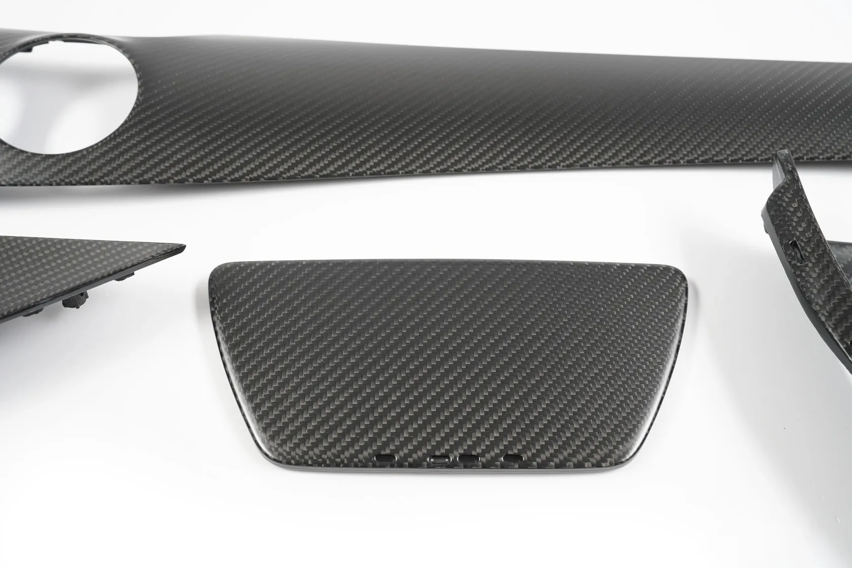 LHD Interior panels Forged Carbon for Mercedes E-class AMG W213 E63 AMG Restyling