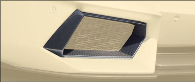 Front bumper air intake Mansory Carbon for Lamborghini Aventador
