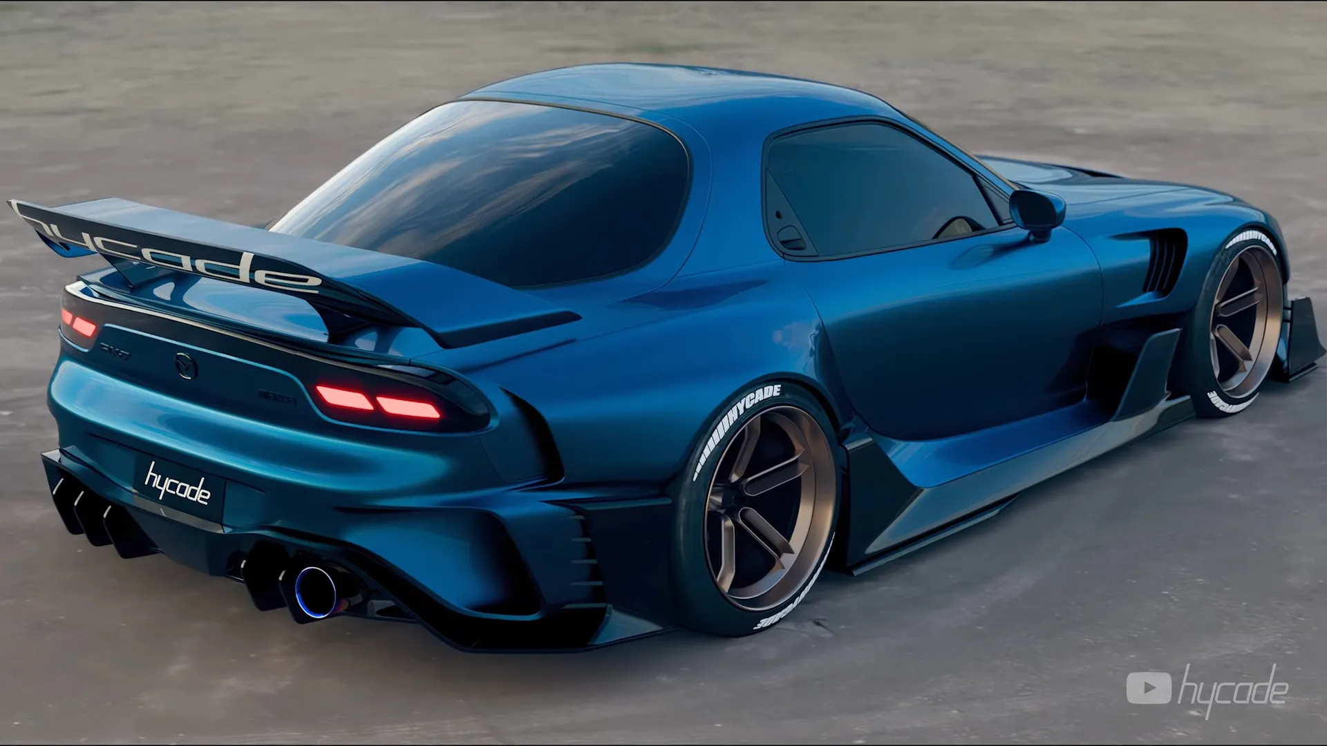 Mazda RX7 Custom Wide Body Kit by Hycade