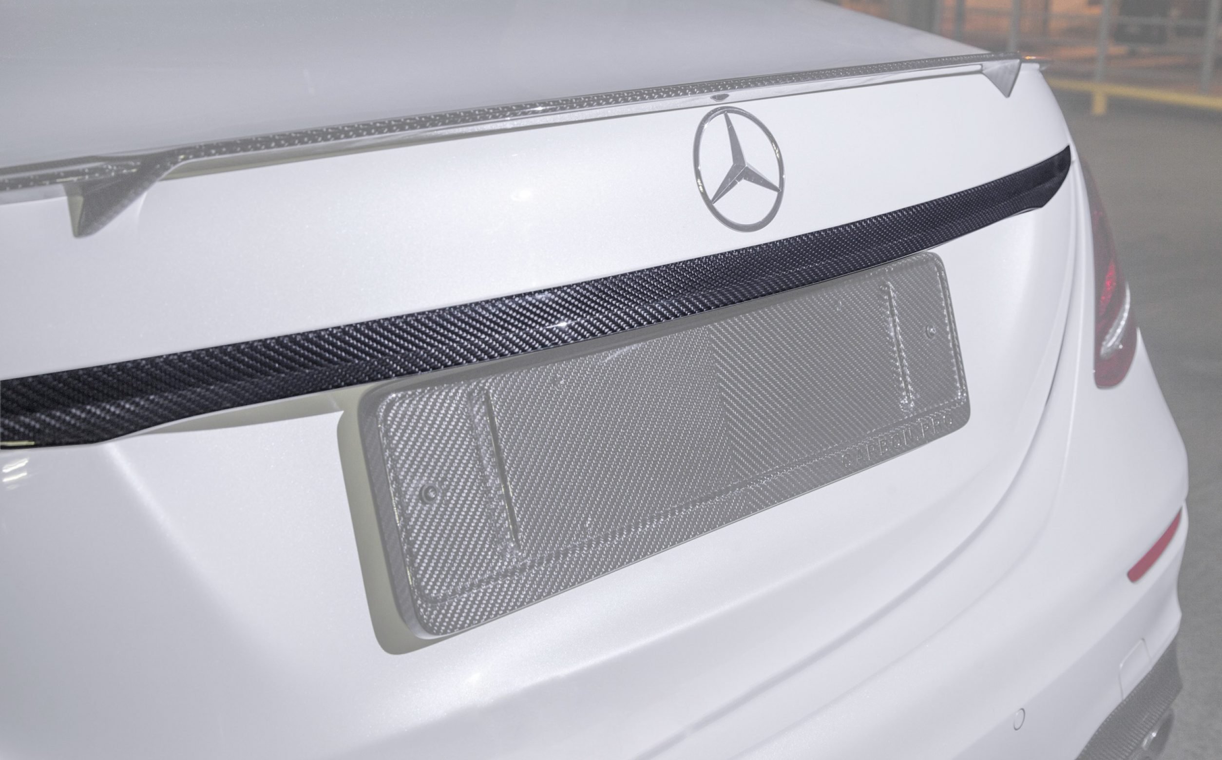 Carbon trunk molding for Mercedes E-class AMG W213 AMG E 63