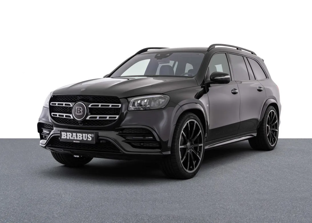 Front fascia LED attachments BS Style carbon for Mercedes-Benz GLS X167 AMG Line

