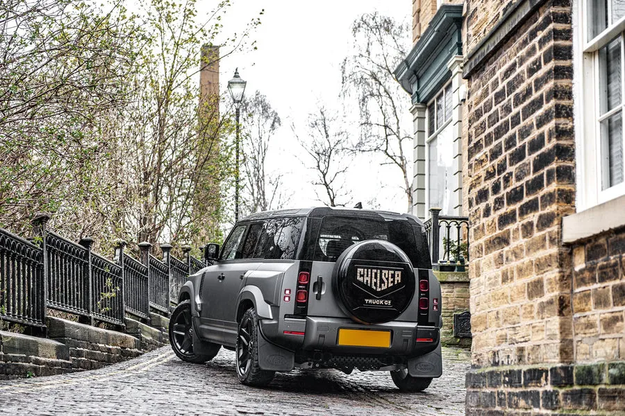 Check our price and buy Kahn Design carbon fiber body kit set for Land Rover Defender 110 wide track