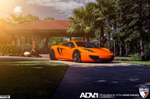 ADV.1 ADV6 M.V2 SL on McLaren MP4-12C Black Orange