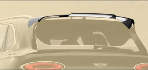 Roof spoiler Mansory Carbon for Bentley Bentayga W12 2020