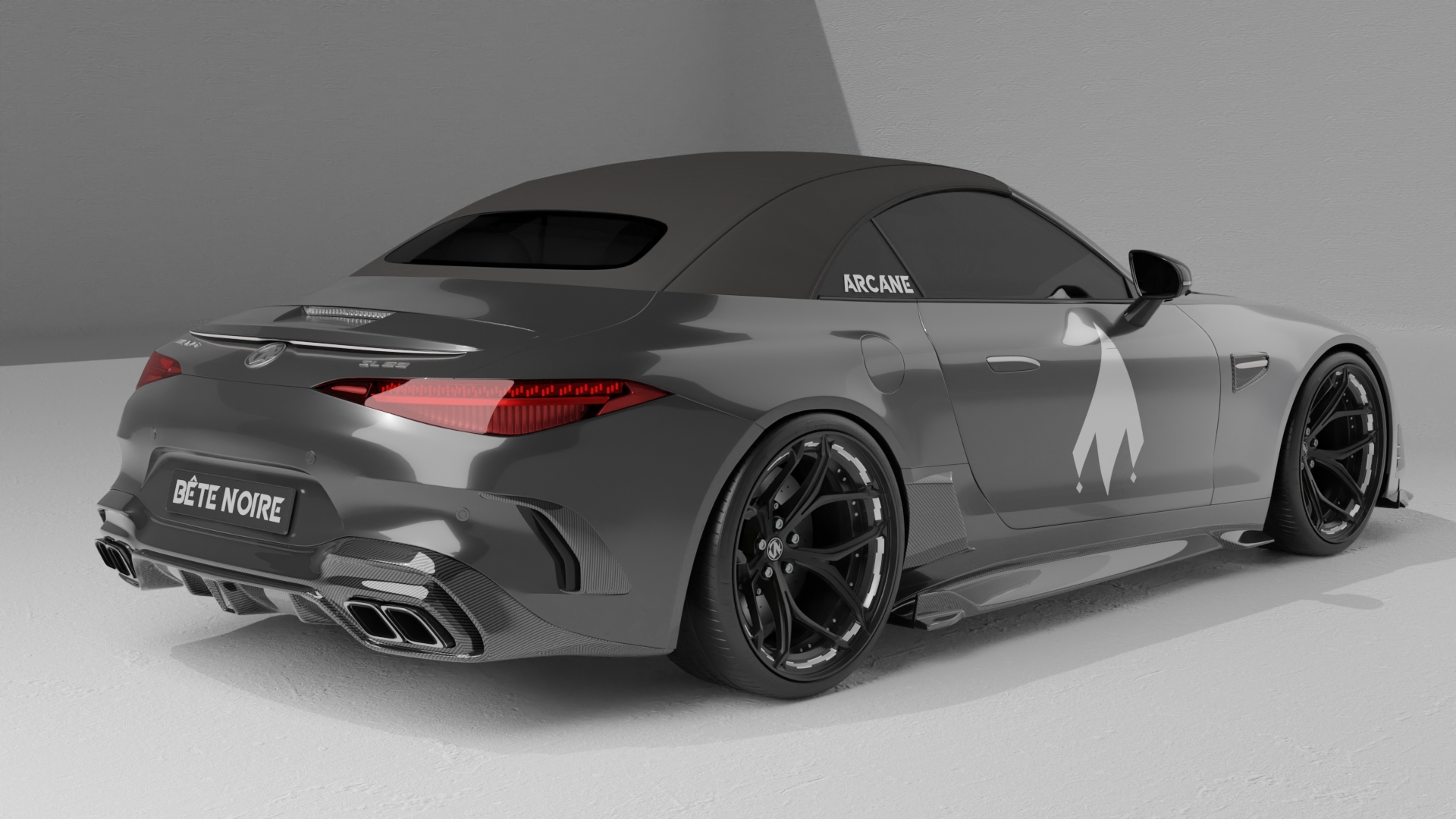 Mercedes-AMG SL-Class R232 Custom Carbon Body Kit "Arcane" by Bête Noire