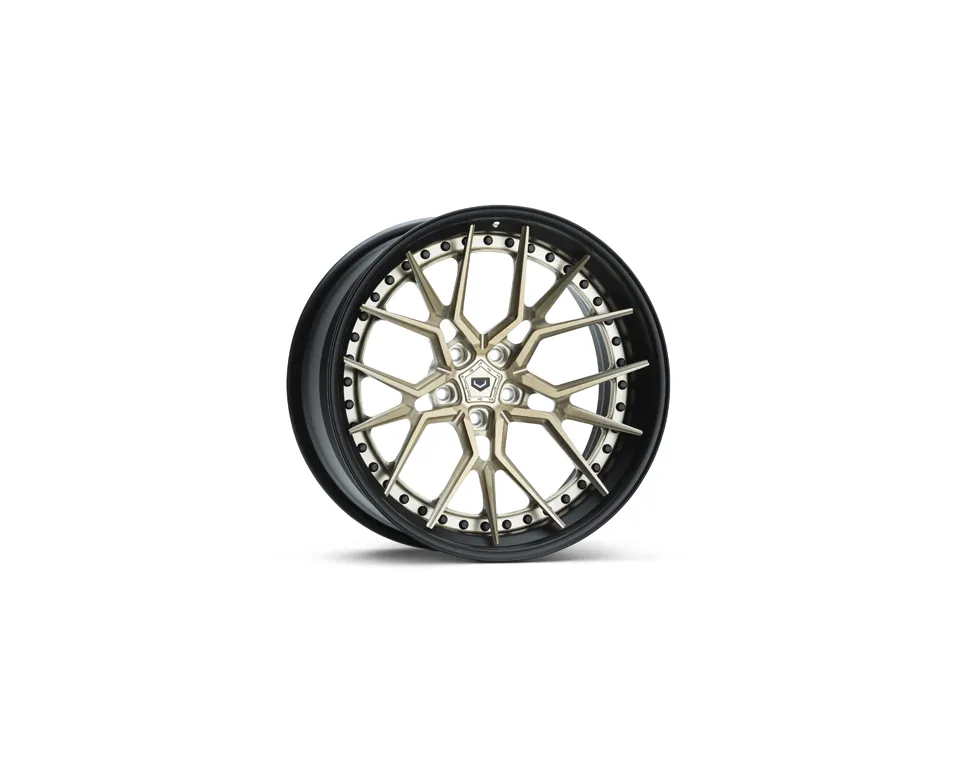 Vossen M X3 3 PIECE 3-piece forged wheel — rear angle
