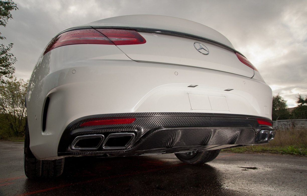 Diffuser version 3 Carbon for Mercedes S-class Coupe AMG C 217 