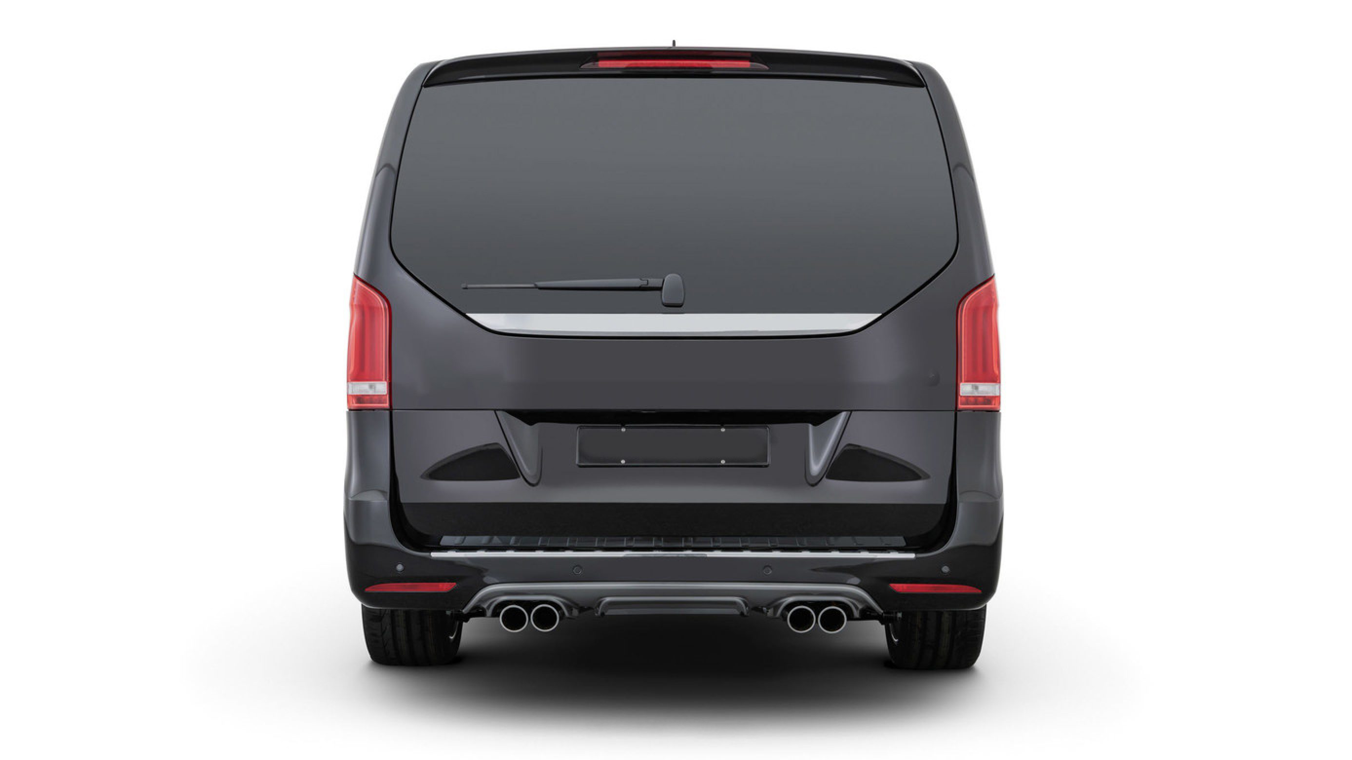 Rear bumper insert BS style for Mercedes V-class W 447 V 220 - V 300 | AMG Line